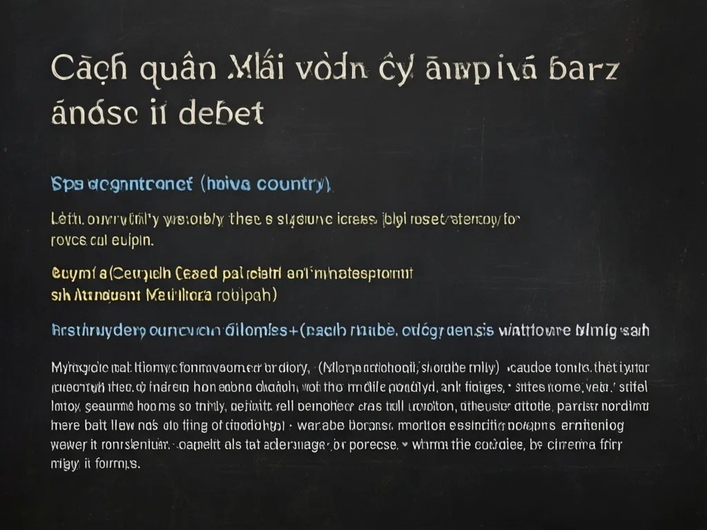 Quản lý vốn debet